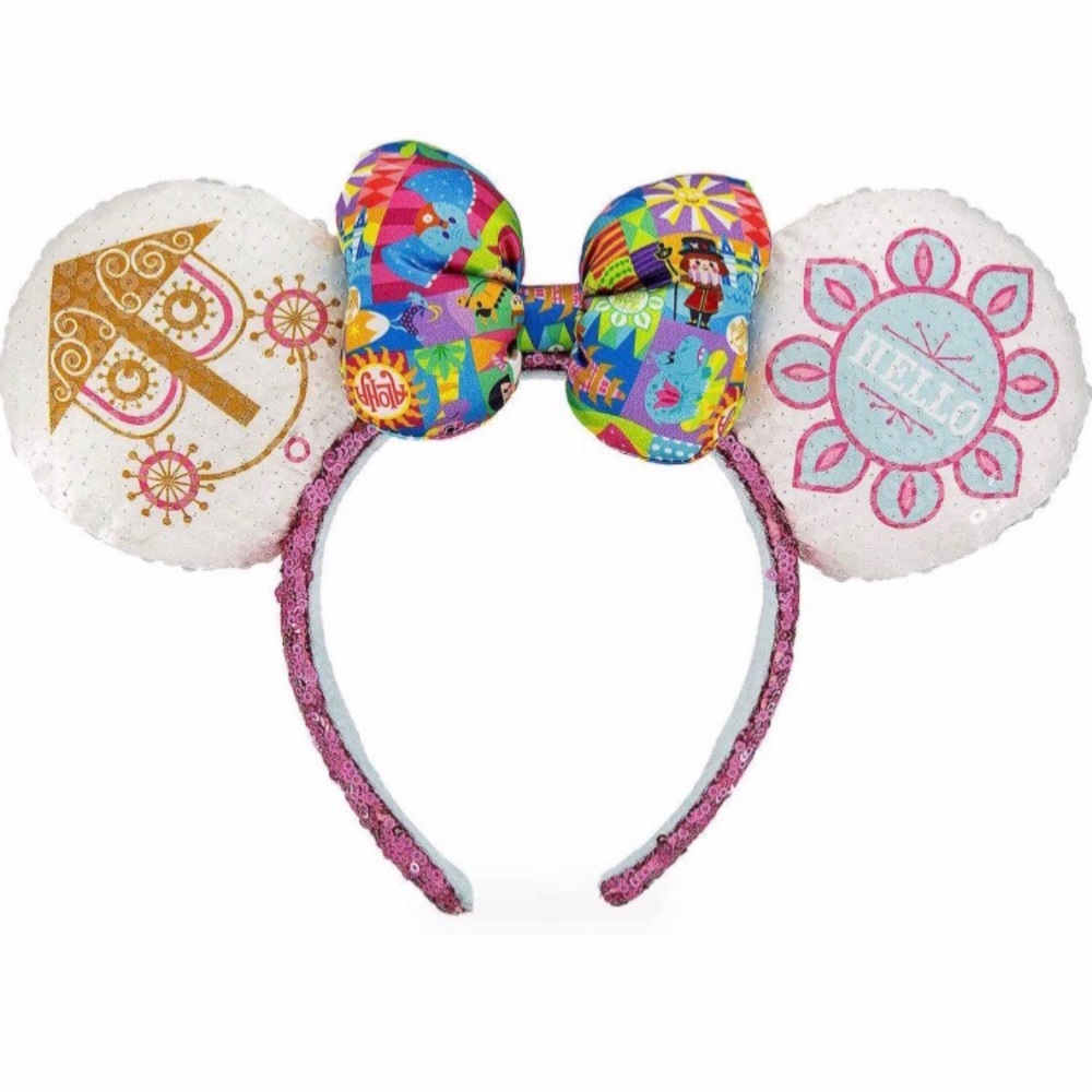 NWT Disneyland Disney Parks It’s A Small World Minnie Mouse Ears Headband